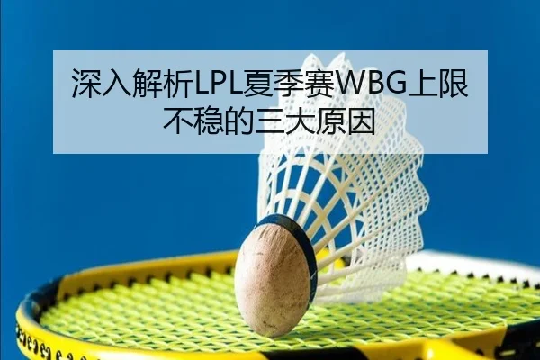 深入解析LPL夏季赛WBG上限不稳的三大原因